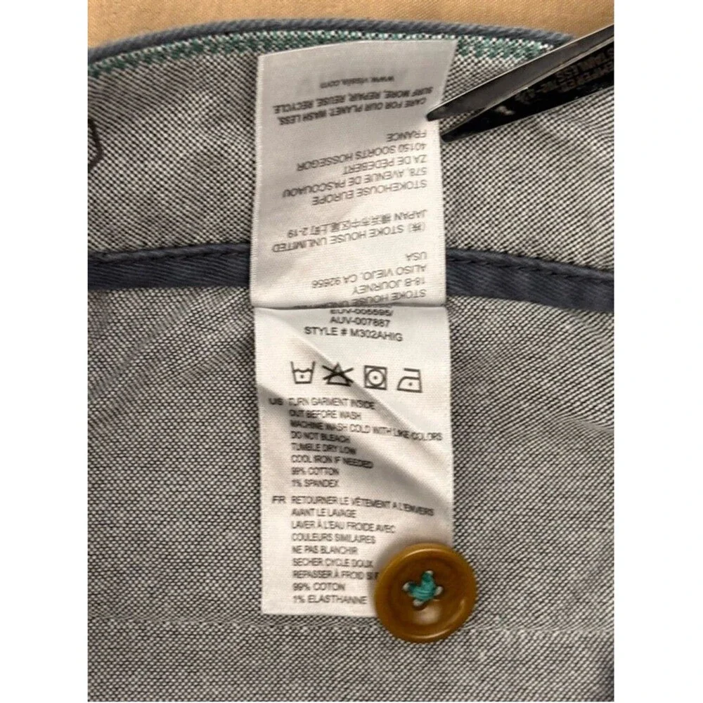 Vissla Pants Men's Size 38 Blue